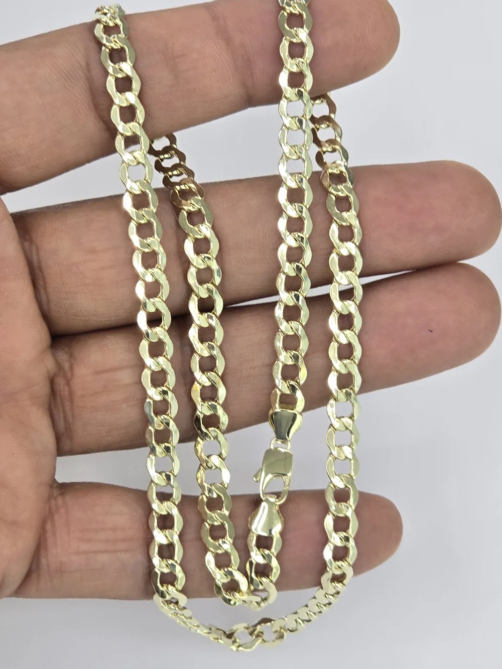10k Real Gold Cuban Chain 5.7 Mm 20 Inches